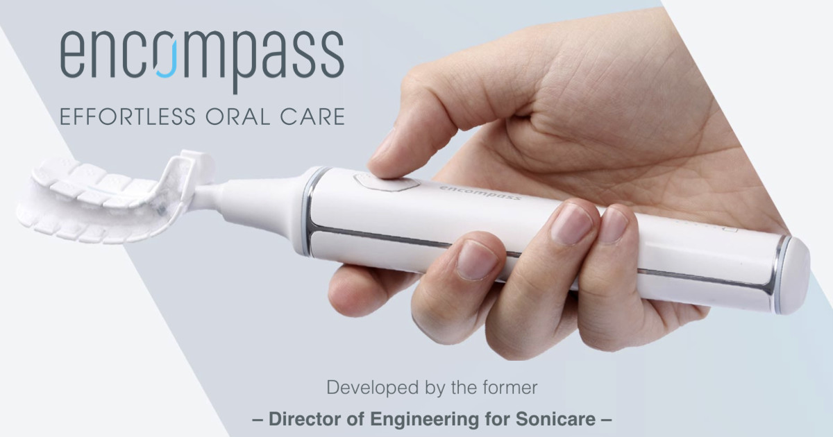Encompass : Bàn chải điện đánh cả hàm răng cùng lúc