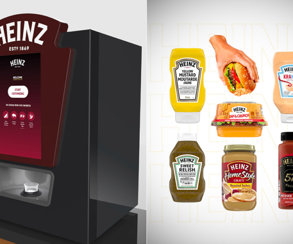 Heinz ra mắt máy trộn sốt, có thể tạo ra 200 hương vị từ 4 loại sốt nền khác nhau