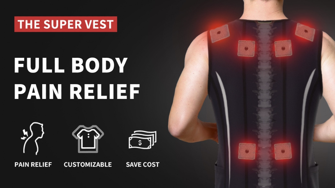 Chiếc áo vest giúp giảm đau cơ trong vòng 20 phút